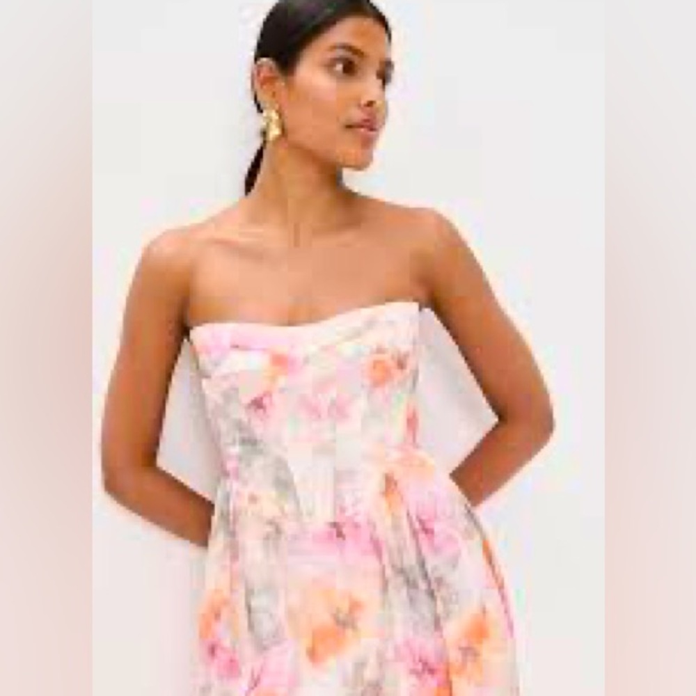 Bardot Lola Corset Midi Dress NWT
